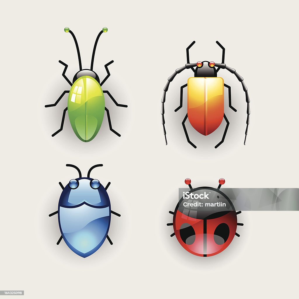 Vecteur bijou insectes - clipart vectoriel de Abstrait libre de droits