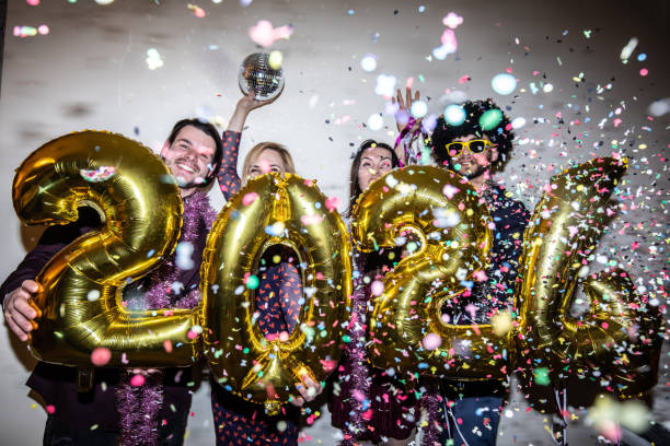 istock Friends welcoming New Year 2024 1643257471
