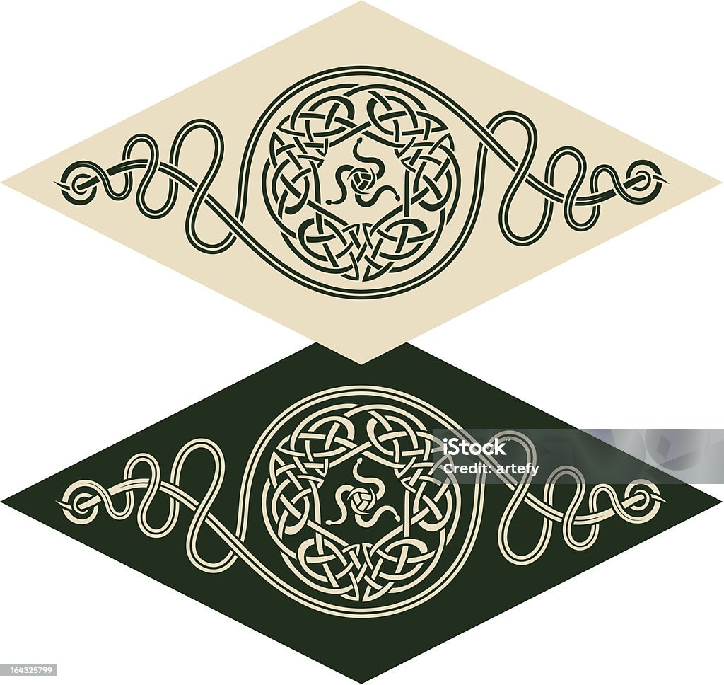Patrones de estilo Celta - arte vectorial de Nudo celta libre de derechos