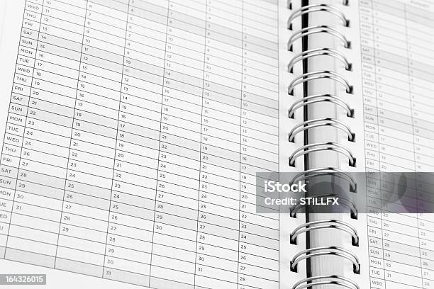 Le Pagine Del Diario - Fotografie stock e altre immagini di Agenda - Agenda, Calendario, Close-up