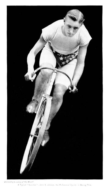 istock Cyclist John S Johnson in a Race, Sports History 1643358534