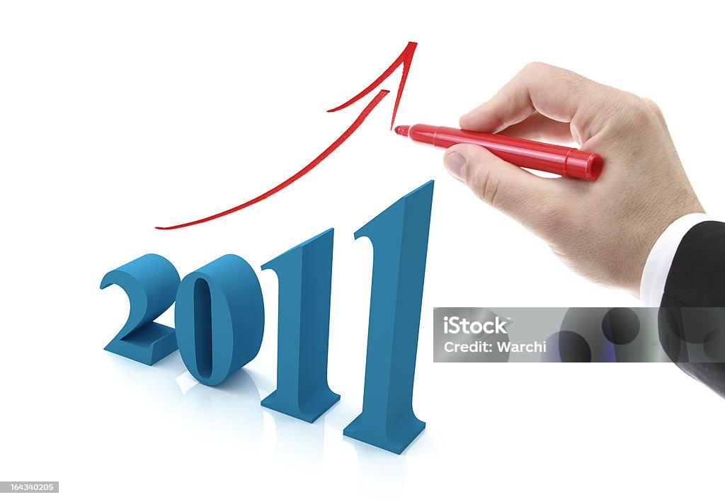 Successo anno 2011 - Foto stock royalty-free di Adulto