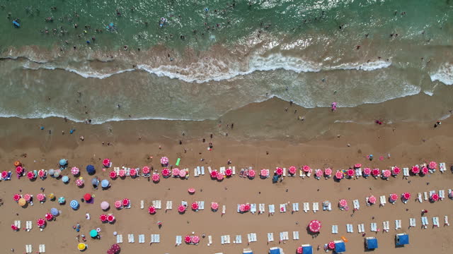 Aerial view of Incekum Beach in Alanya, Turkey