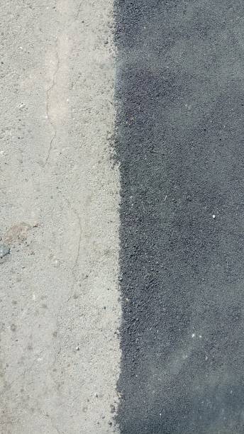 istock Old asphalt and new asphalt 1643475701