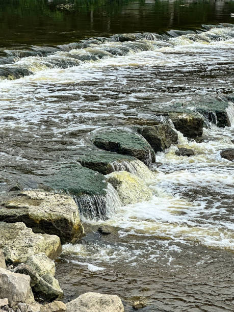 istock Cass River Rock Dam rock ramp in Frankenmuth, Michigan 1643490748
