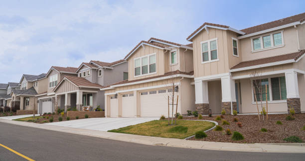 istock Row of single family homes 1643500129