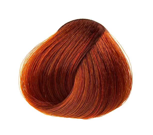 Photo of lock of hair color