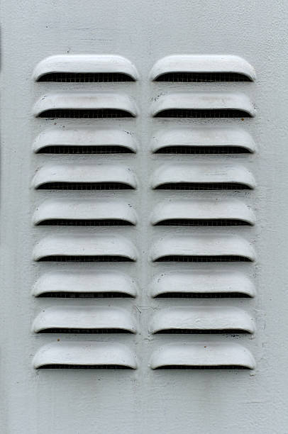 istock Gray Metal Ventilation Louver 164351245