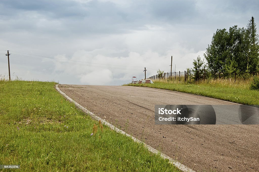 Bergauf race track - Lizenzfrei Anhöhe Stock-Foto