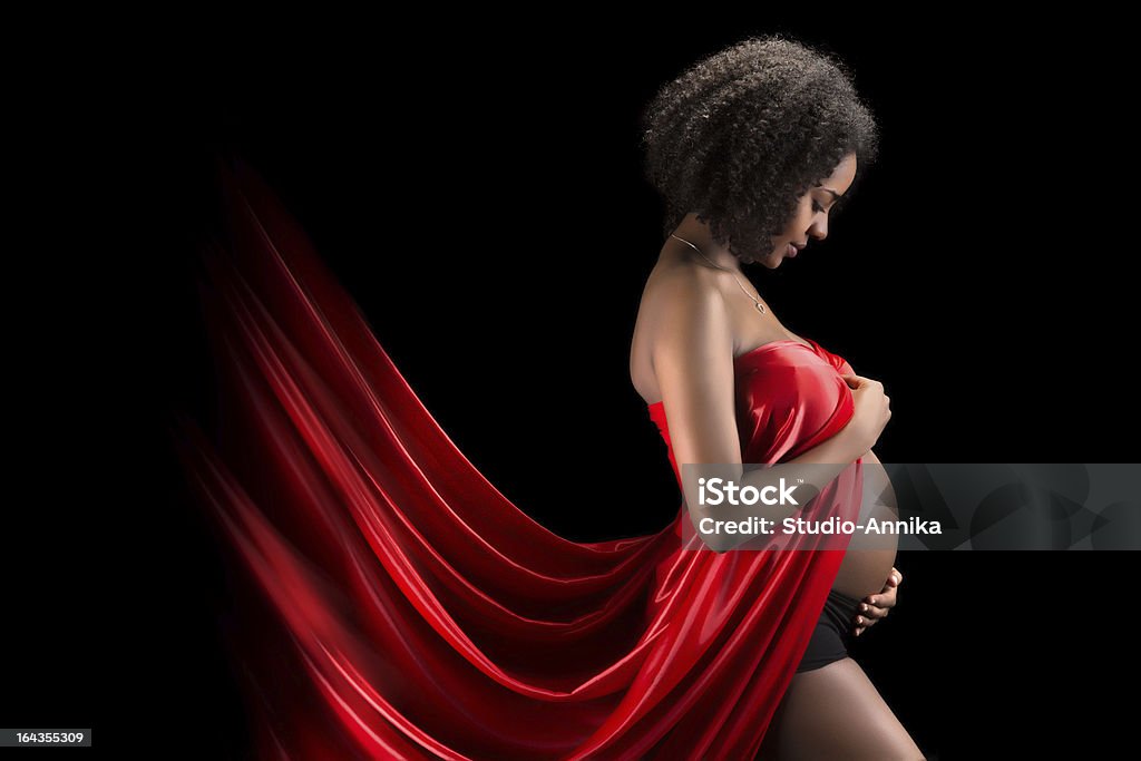 Ciąży w artystyczny - Zbiór zdjęć royalty-free (Afroamerykanin)