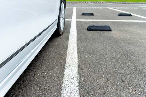 Car parking in the outdoor parking lot.