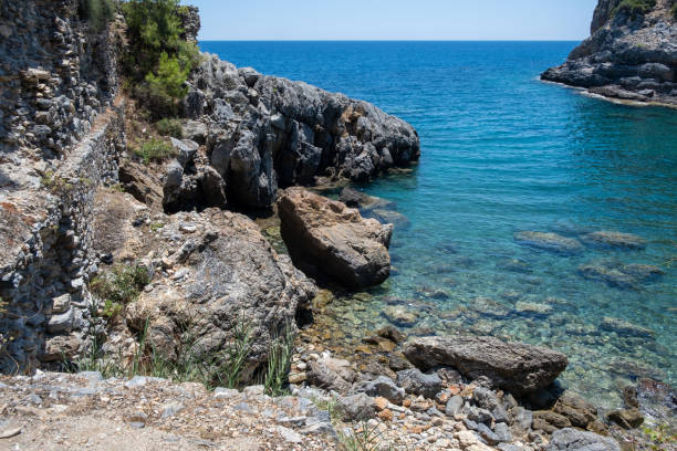 istock View to Mediterranean sea from the coast. 1643578230