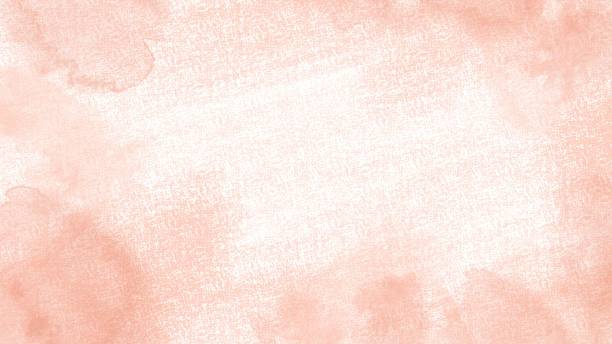 istock Abstract peach color watercolor textured background 1643656265