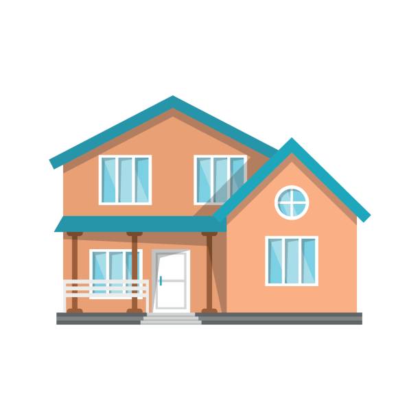 istock House icon in flat style. Home vector illustration on isolated background. Apartment building sign business concept. 1643657749
