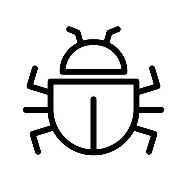 Vector illustration of Bug icon. Insect icon. Vector.