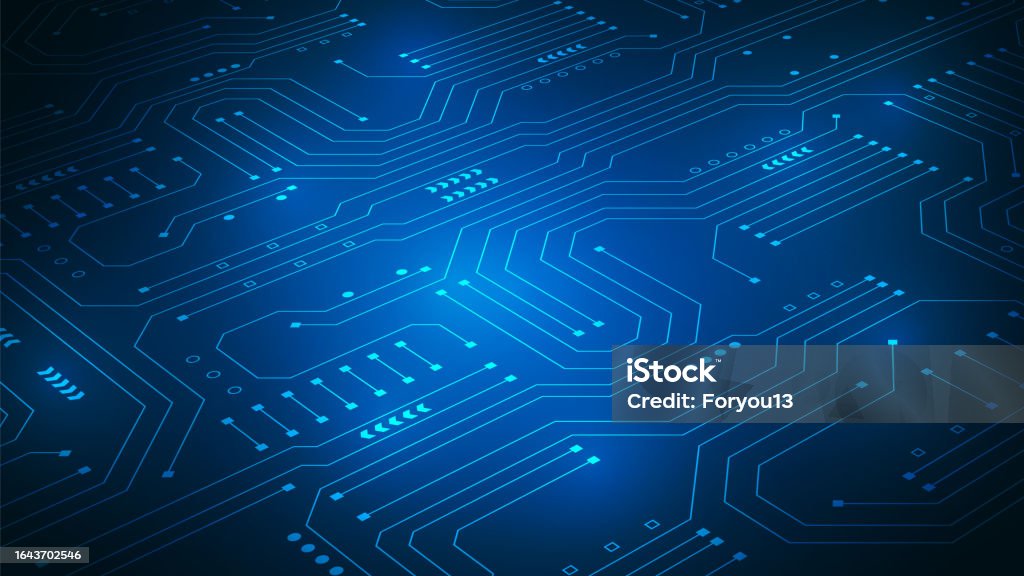Hitech Digital Data Abstract Design Stock Illustration - Download Image ...