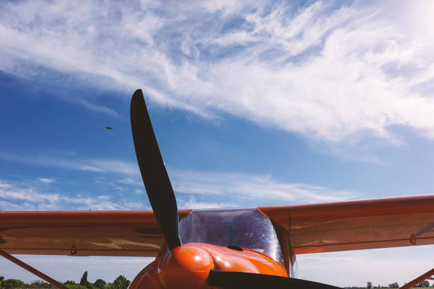 istock Training airplane is high-wing design and durable airframe 1643717836