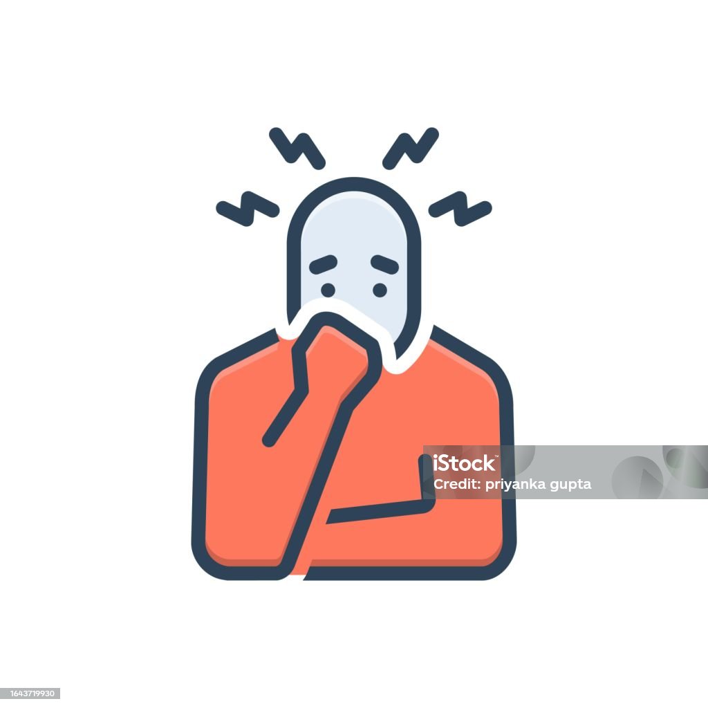 Distraught Vector Concerned Anxious Stock Illustration - Download Image Now - Distraught ...
