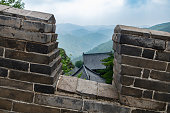 part of the YanMenGuan Chinese Great Wall in ShanXi horizontal composition