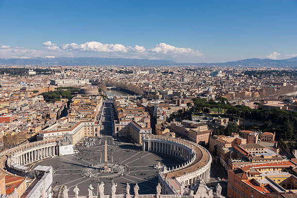 istock Italy. Rome. Saint Peter's Basilica. view from Michelengelo's dome 164381052