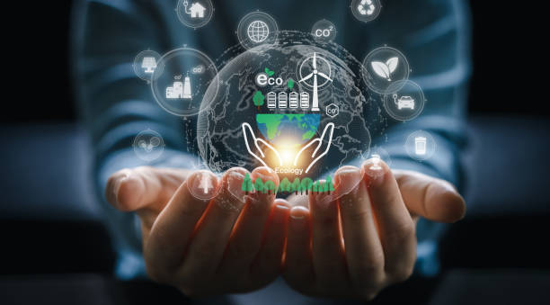 istock Hand holding global saving clean energy earth, save the world, environment, green, eco friendly, net zero, ESG, ecology, CO2, carbon dioxide, carbon footprint.campaign save the earth, earth Day 1643815236