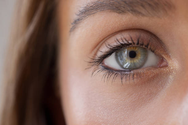 Eyes of young woman