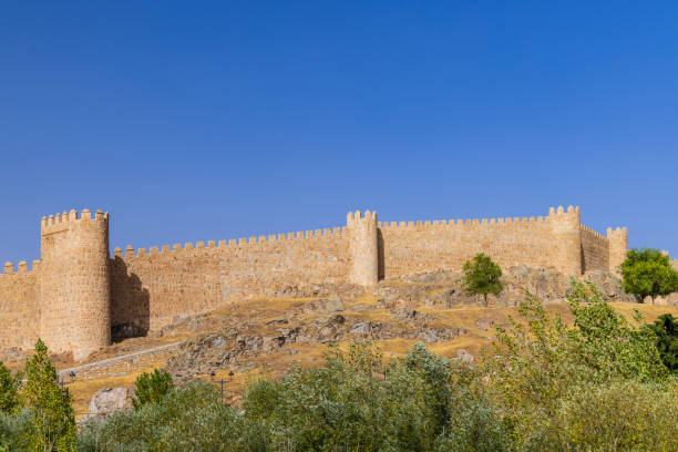 istock Medieval Walls in Avila, UNESCO site, Castile and Leon, Spain 1643828709