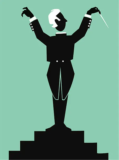 Vector illustration of Conductor