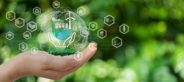 istock Hand holding global saving clean energy earth, save the world, environment, green, eco friendly, net zero, ESG, ecology, CO2, carbon dioxide, carbon footprint.campaign save the earth, earth Day 1643846825
