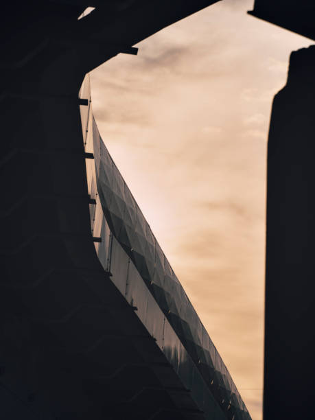 istock Architectural Perspective on Modern Bridge in Astana City 1643849960