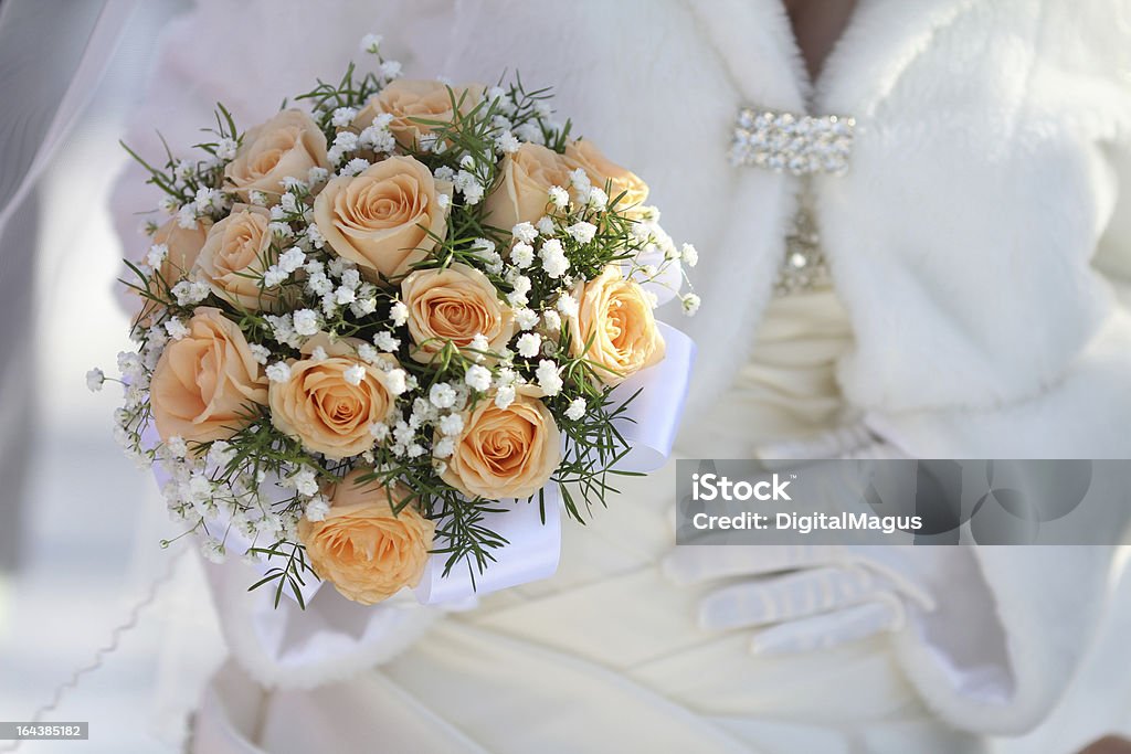 Belo bouquet de casamento - Royalty-free Adulto Foto de stock