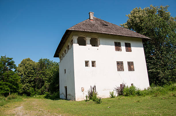 istock Traditional Romanian village house for nobles 164385385