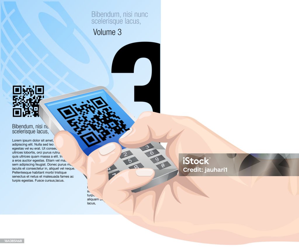 Qr Communication Stock Illustration - Download Image Now - Flyer ...