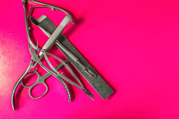 istock A set of cosmetic tools for manicure and pedicure 1643884804