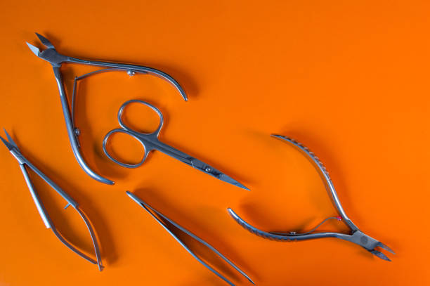 istock A set of cosmetic tools for manicure and pedicure 1643891439