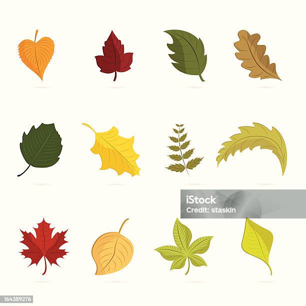 Leaf Pobrania - Stockowe grafiki wektorowe i więcej obrazów Bez ludzi - Bez ludzi, Brązowy, Clip Art