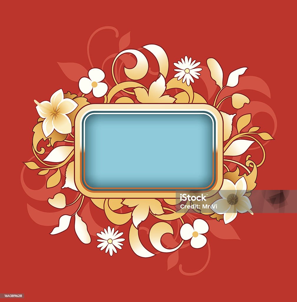 Photo Frame Elements Frame With Floral Elements Stock Illustration - Download Image Now ...