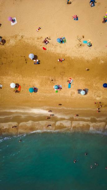 istock Top view of the beach in Italy 1643896356