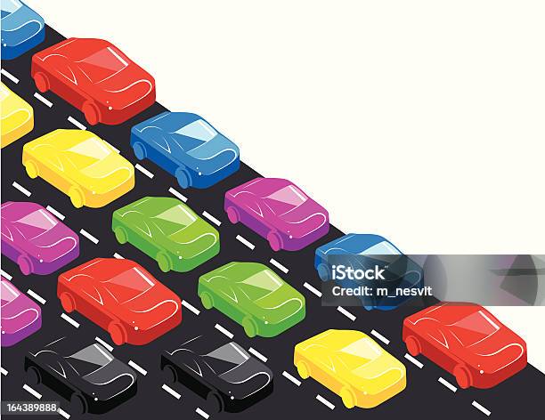 Трафик — стоковая векторная графика и другие изображения на тему Автомобиль - Автомобиль, Автострада, Асфальт