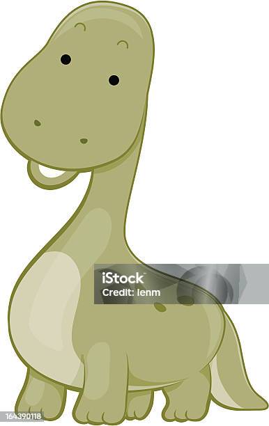 Brontosauro - Immagini vettoriali stock e altre immagini di Animale - Animale, Animale estinto, Brontosauro