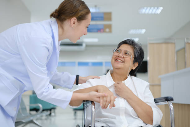 istock Doctor examination to patient. 1643908004