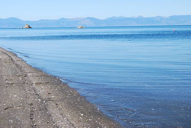 남퐁 걸쳐 태즈먼 바다빛 메트로폴리스 tapu 베이에서의, kaiteriteri, nz - saltwater flats coastal feature landscape national park 뉴스 사진 이미지