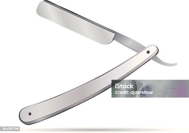 Razor Stock Illustration - Download Image Now - Cut Out, Straight Edge Razor, Adult