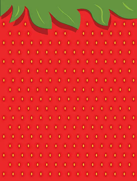 Vector illustration of Background wallpaper of strawberry accents