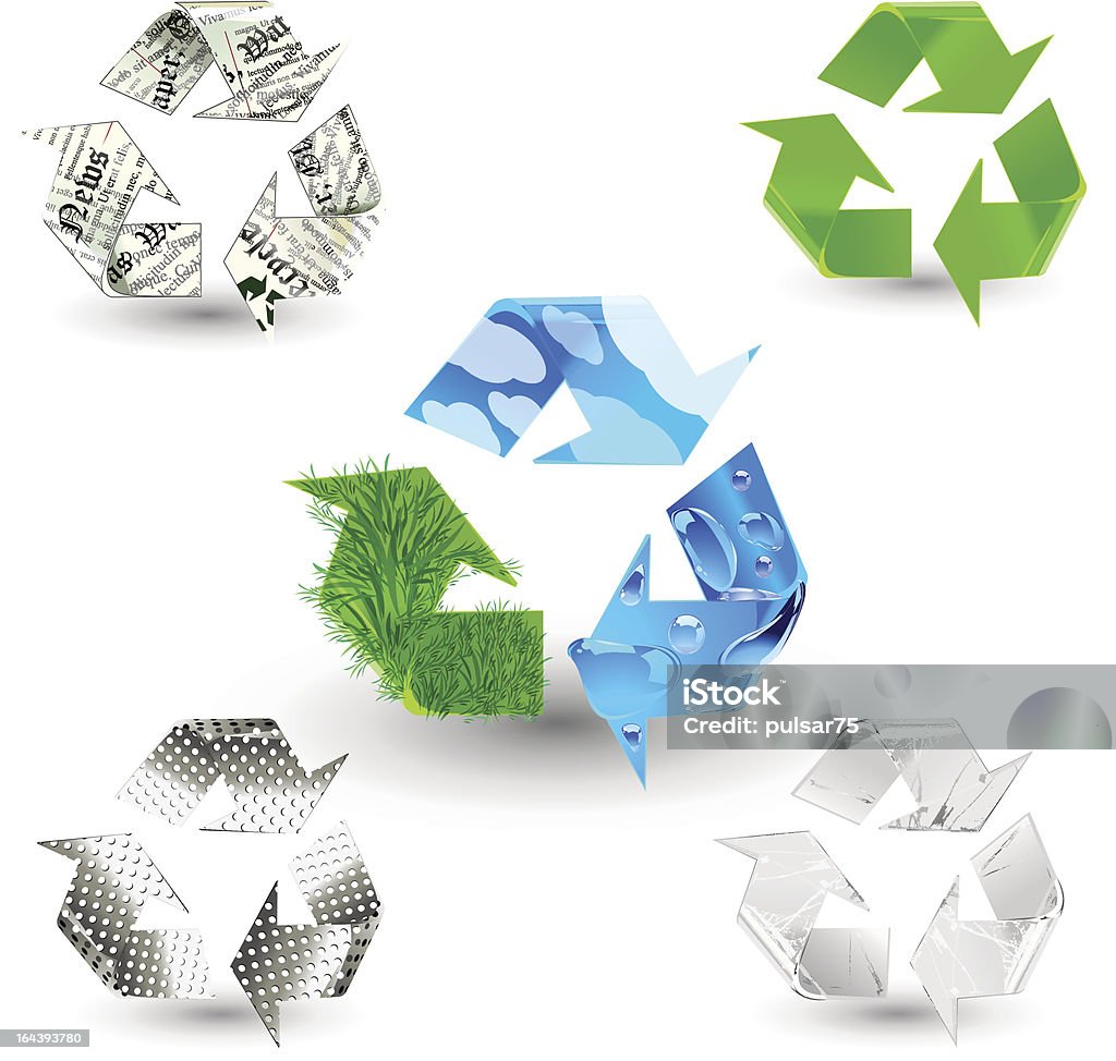 Recycling - Lizenzfrei Bildung Vektorgrafik