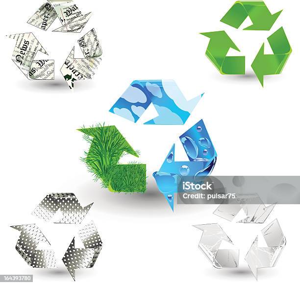 Recycling Stock Vektor Art und mehr Bilder von Bildung - Bildung, Fahrrad, Herstellendes Gewerbe