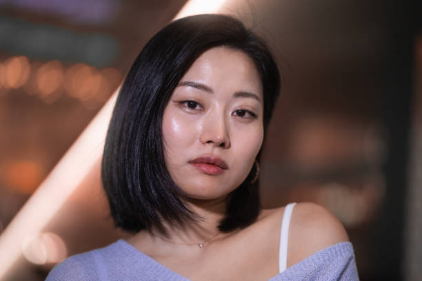istock City Female Night Portrait 1643938783