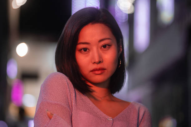 istock City Female Night Portrait 1643939861