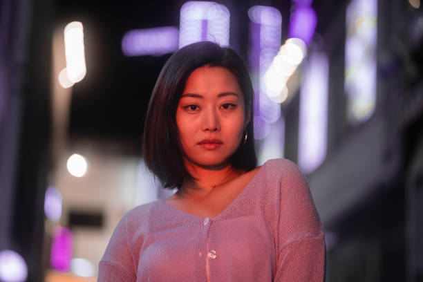 istock City Female Night Portrait 1643939879