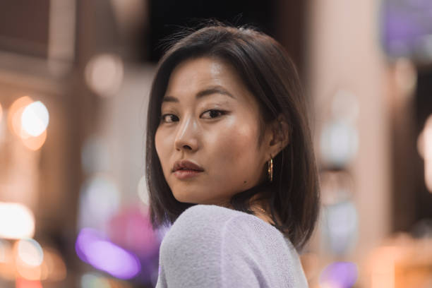 istock City Female Night Portrait 1643940441